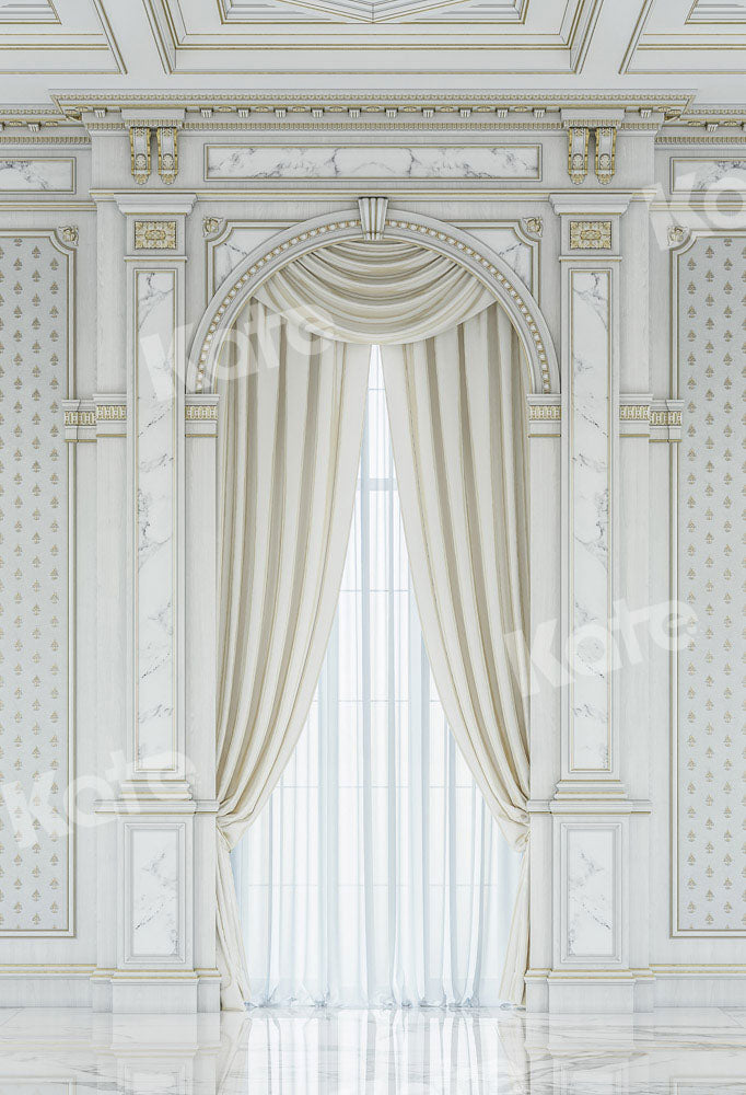 Kate Intérieur de toile de fond de fenêtre vintage blanc conçu par Uta Mueller Photographie - Kate Backdrop FR