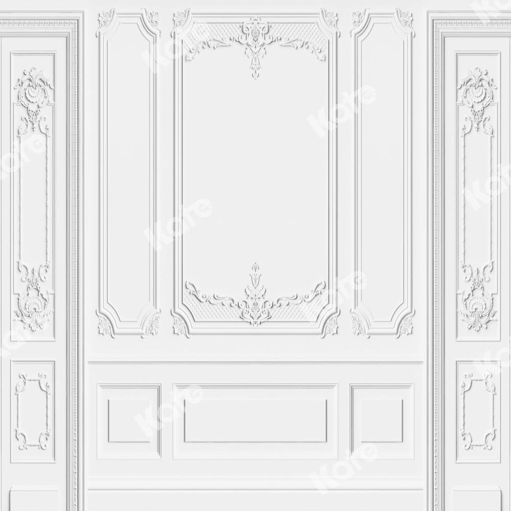 Kate Toile de fond de mur blanc conçue par Chain Photographie - Kate Backdrop FR