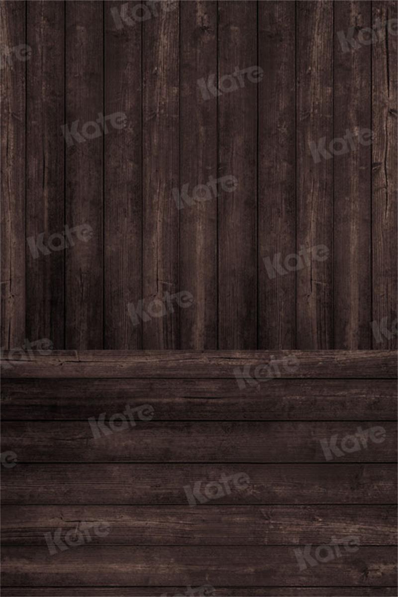 Kate Couture de planches Bois Marron foncé Toile de fond pour la photographie - Kate Backdrop FR