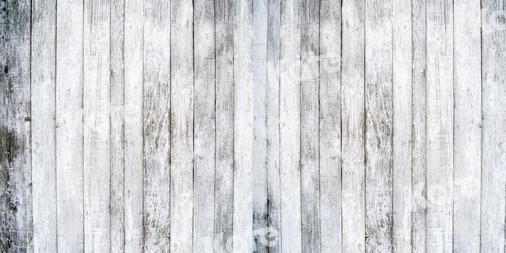 Kate Rétro Sol Bois Vieux Blanc Toile de fond conçue par Chain Photography - Kate Backdrop FR