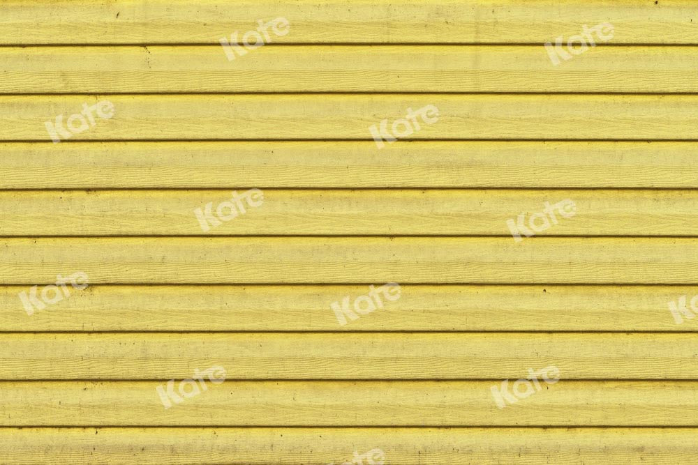 Kate toile de fond de planche de bois jaune simple conçu par Kate image - Kate Backdrop FR