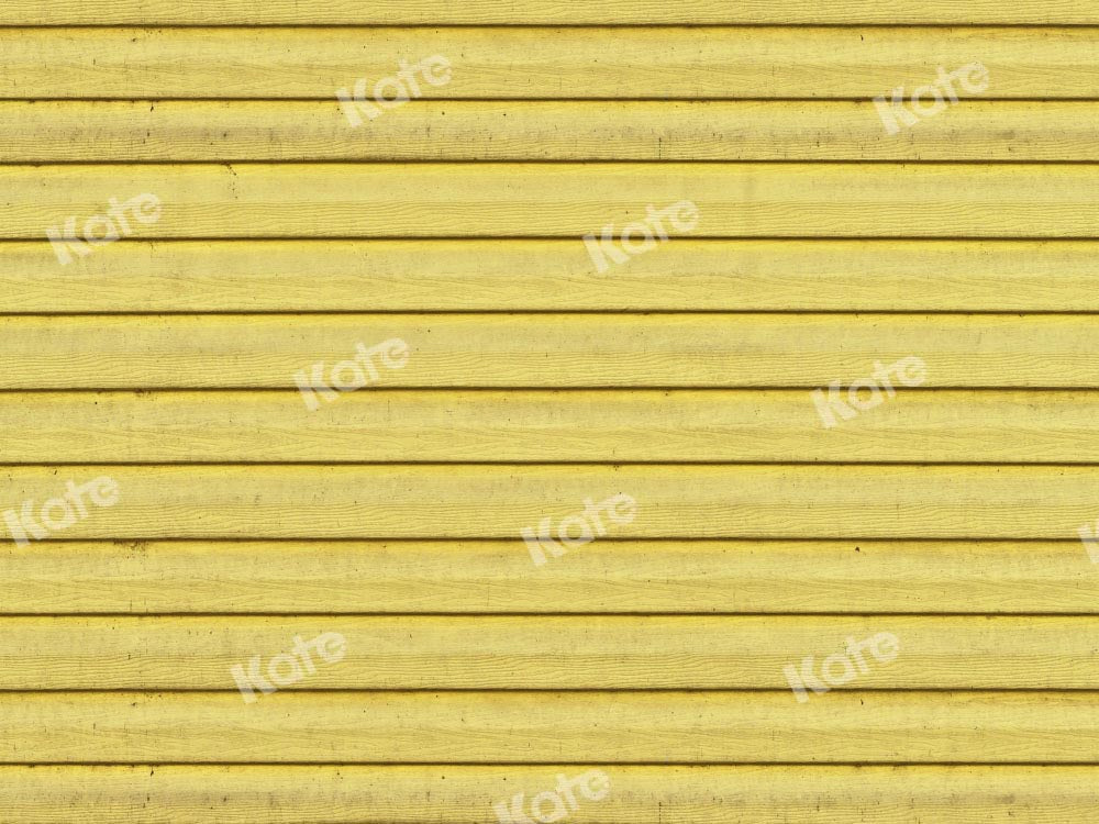 Kate toile de fond de planche de bois jaune simple conçu par Kate image - Kate Backdrop FR