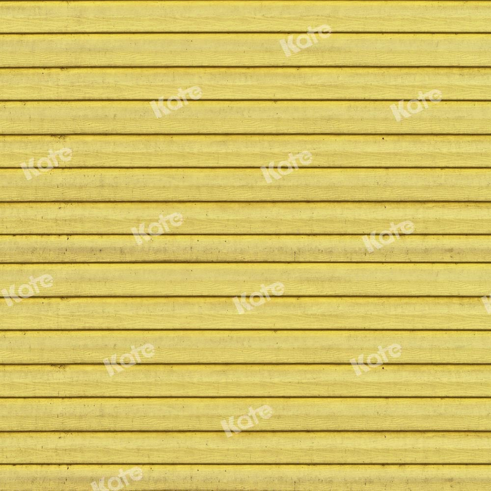 Kate toile de fond de planche de bois jaune simple conçu par Kate image - Kate Backdrop FR