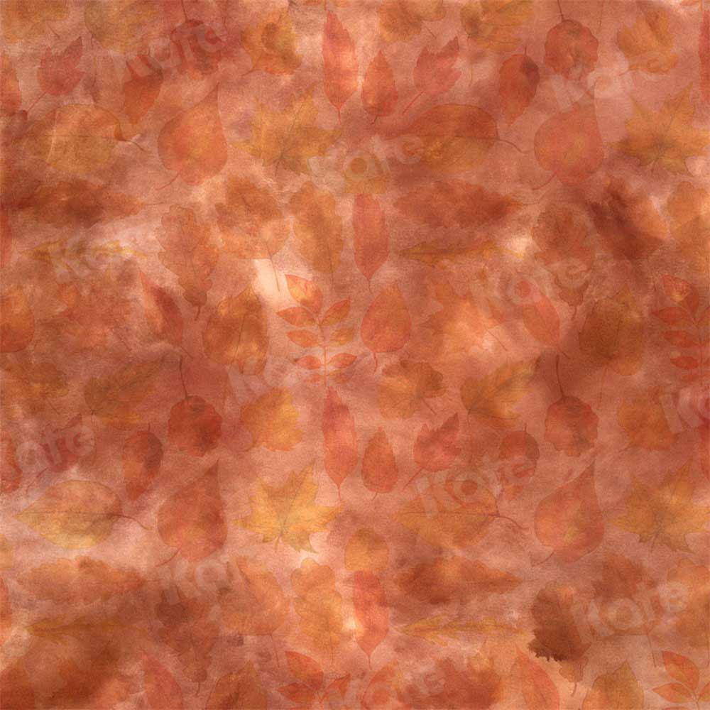 Kate Abstrait Feuille d'érable Orange Toile de fond pour la photographie - Kate Backdrop FR