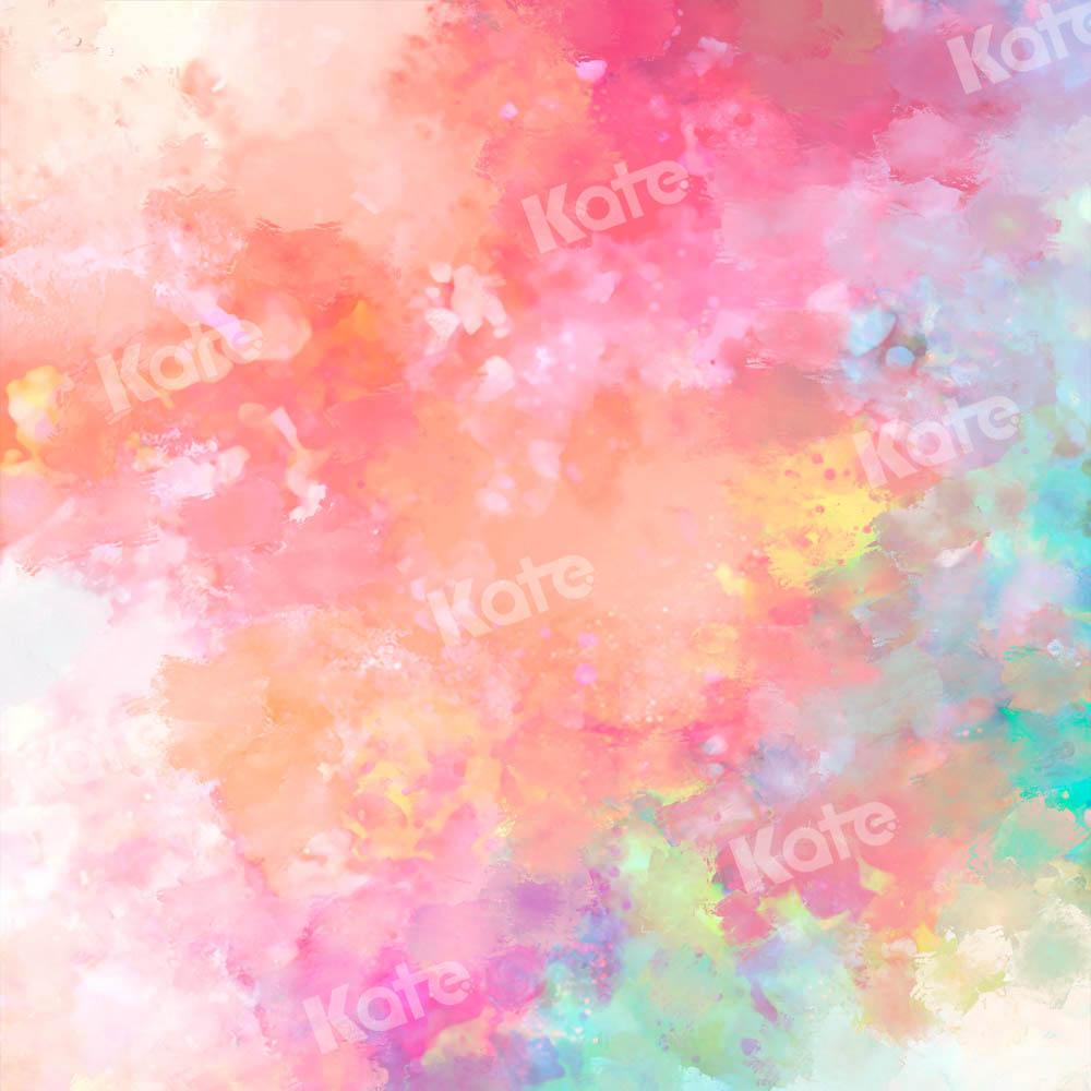 Kate Abstrait Coloré Portrait Toile de fond conçue par Kate image - Kate Backdrop FR