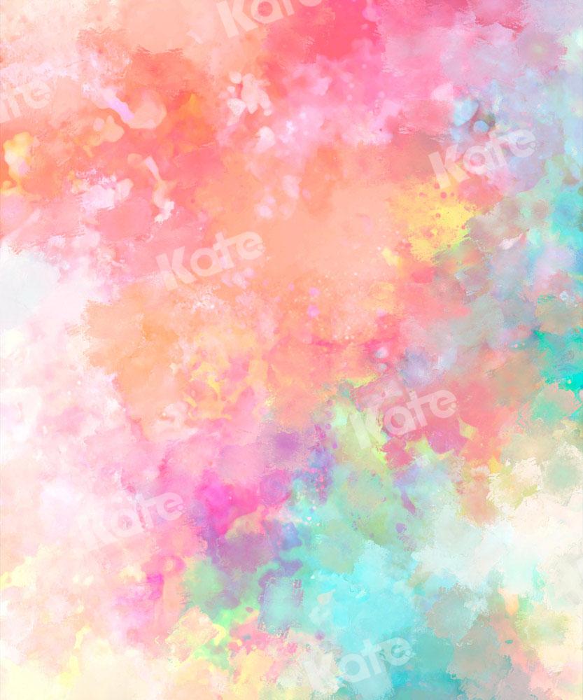 Kate Abstrait Coloré Portrait Toile de fond conçue par Kate image - Kate Backdrop FR