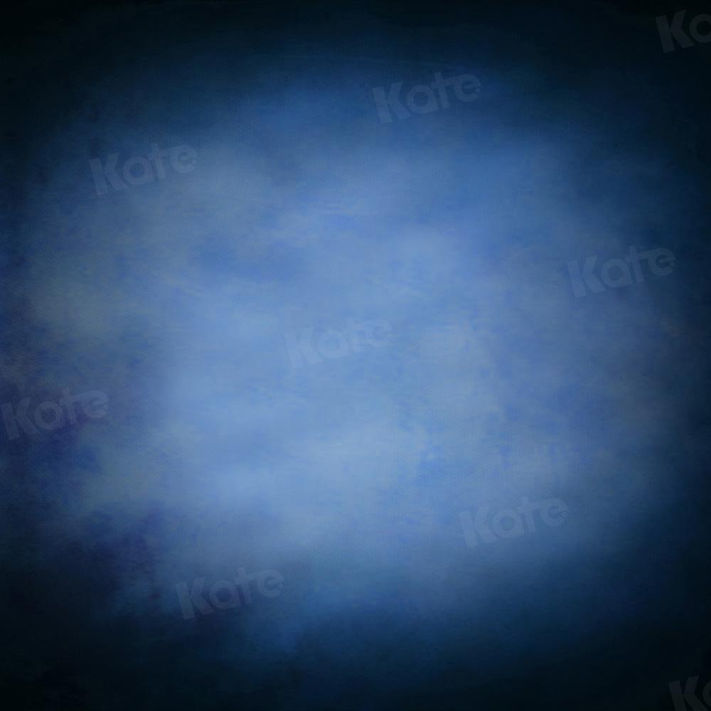 Kate Beaux-arts Bleu Noir Abstrait Portrait Toile de fond conçue par Kate image - Kate Backdrop FR