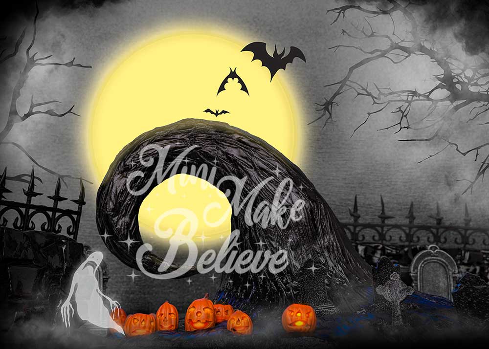 Kate Toile de fond Halloween Nightmare conçue par Mini MakeBelieve - Kate Backdrop FR