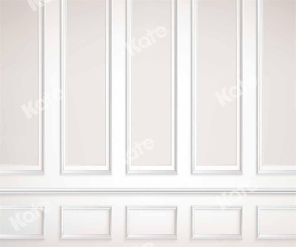 Kate toile de fond intérieure blanche moderne conçue par Chain Photographie - Kate Backdrop FR