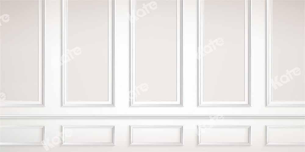 Kate toile de fond intérieure blanche moderne conçue par Chain Photographie - Kate Backdrop FR