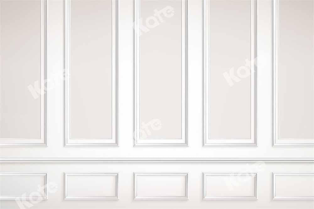 Kate toile de fond intérieure blanche moderne conçue par Chain Photographie - Kate Backdrop FR