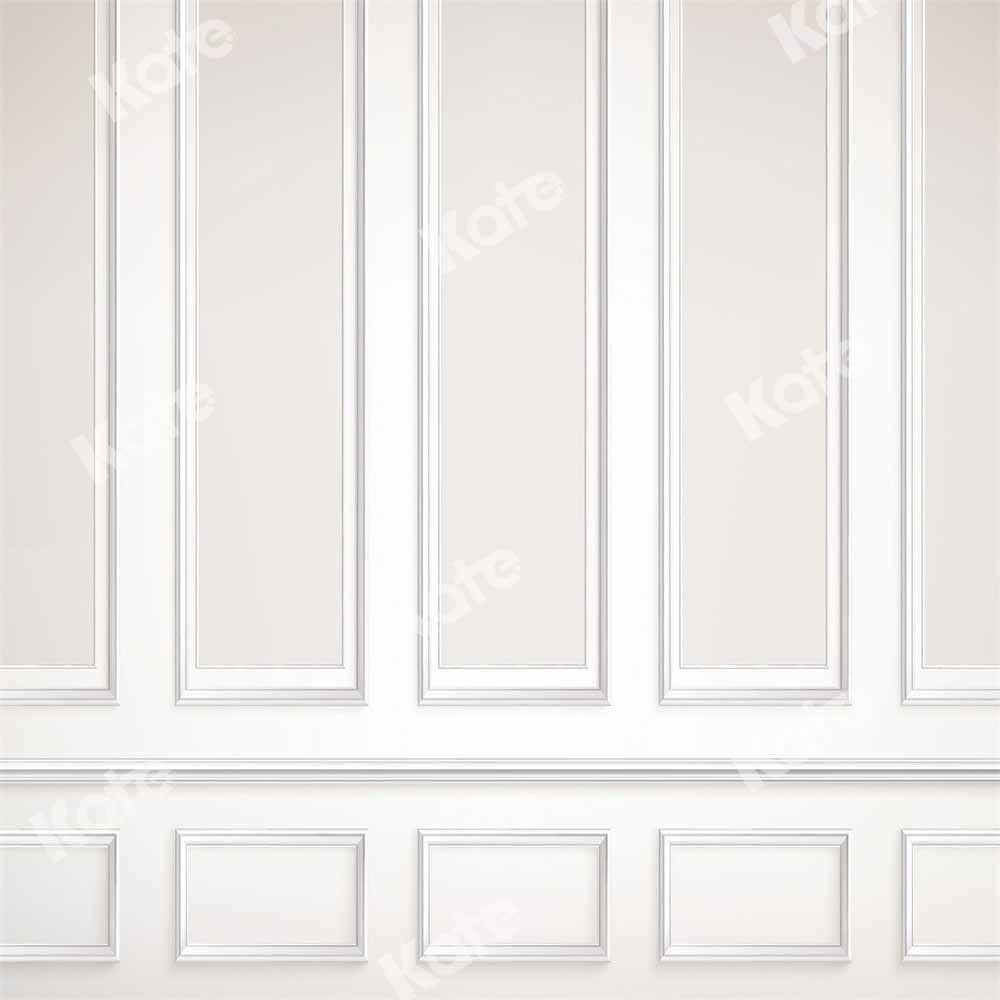 Kate toile de fond intérieure blanche moderne conçue par Chain Photographie - Kate Backdrop FR