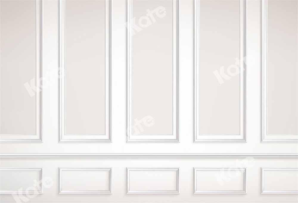 Kate toile de fond intérieure blanche moderne conçue par Chain Photographie - Kate Backdrop FR