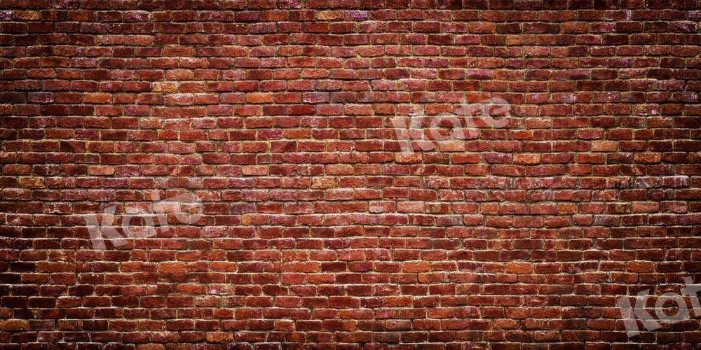 Kate Mur de briques Rouge Toile de fond conçue par Chain Photographie - Kate Backdrop FR