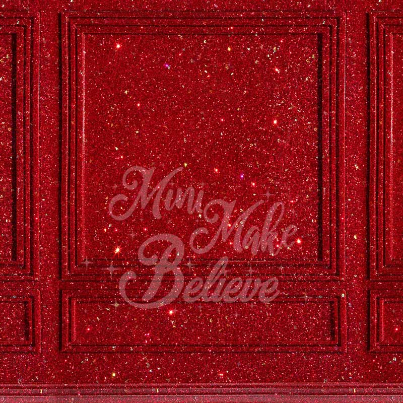 Kate Rouge Scintiller Toile de fond conçue par Mini MakeBelieve - Kate Backdrop FR