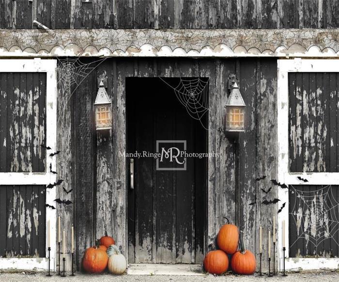 Kate Grange Effrayant Halloween Toile de fond conçue par Mandy Ringe - Kate Backdrop FR