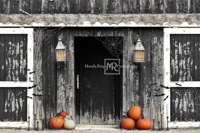 Kate Grange Effrayant Halloween Toile de fond conçue par Mandy Ringe - Kate Backdrop FR