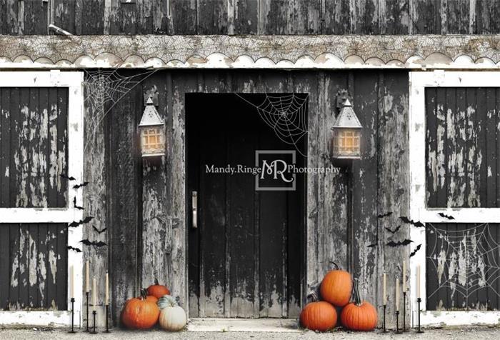 Kate Grange Effrayant Halloween Toile de fond conçue par Mandy Ringe - Kate Backdrop FR