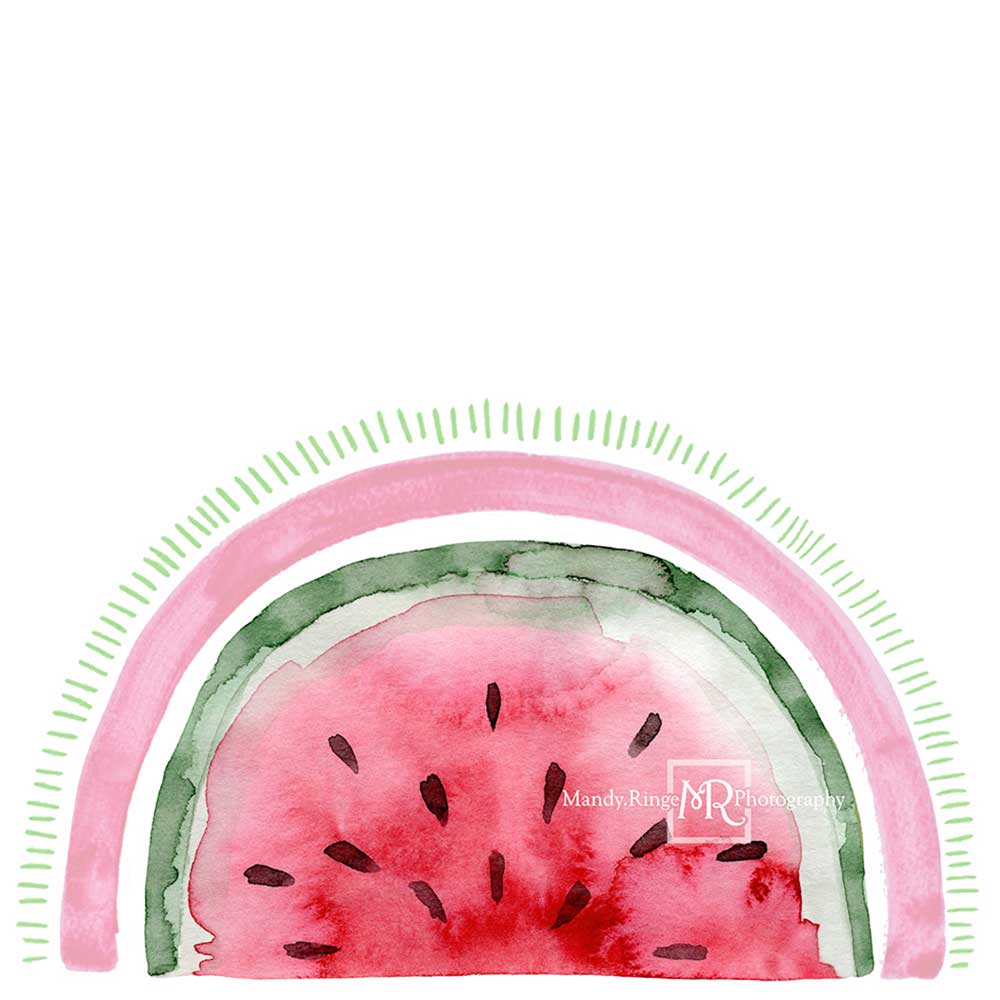 Kate Arc-en-ciel Pastèque Été Toile de fond conçue par Mandy Ringe - Kate Backdrop FR