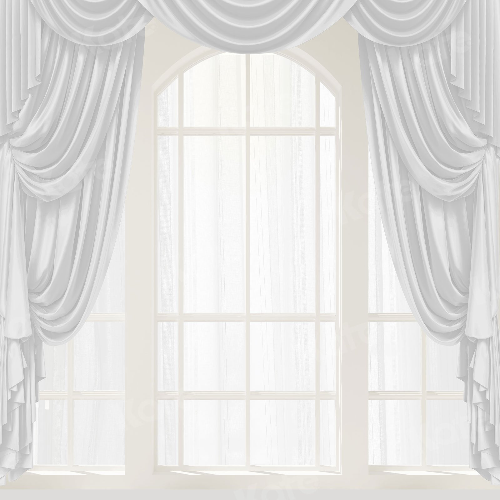 Kate Rideaux Toile de fond Fenêtre Blanc pour la photographie - Kate Backdrop FR
