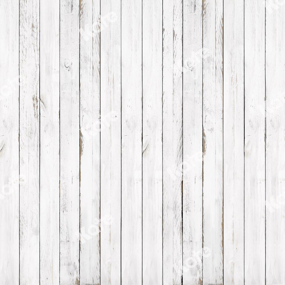 Kate Bois Blanc Sol Toile de fond conçue par Kate Image - Kate Backdrop FR