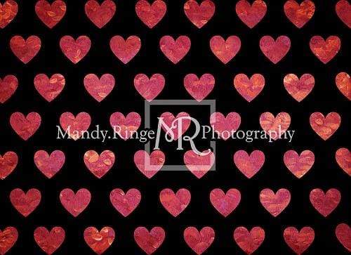 Katebackdrop£ºKate Painted Heart Pattern Valentines Backdrop Designed By Mandy Ringe Photography