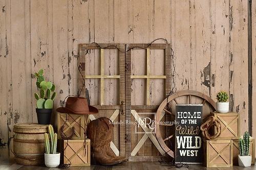 Kate Anniversaire Ouest lointain Toile de fond conçue par Mandy Ringe - Kate Backdrop FR