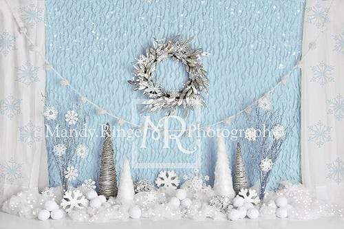 Katebackdrop£ºKate Winter Onederland Snowflake Backdrop Designed By Mandy Ringe Photography