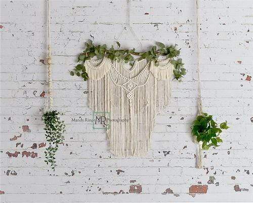 Katebackdrop鎷㈡綖Kate Simple Boho Macrame Wall Backdrop Designed By Mandy Ringe Photography