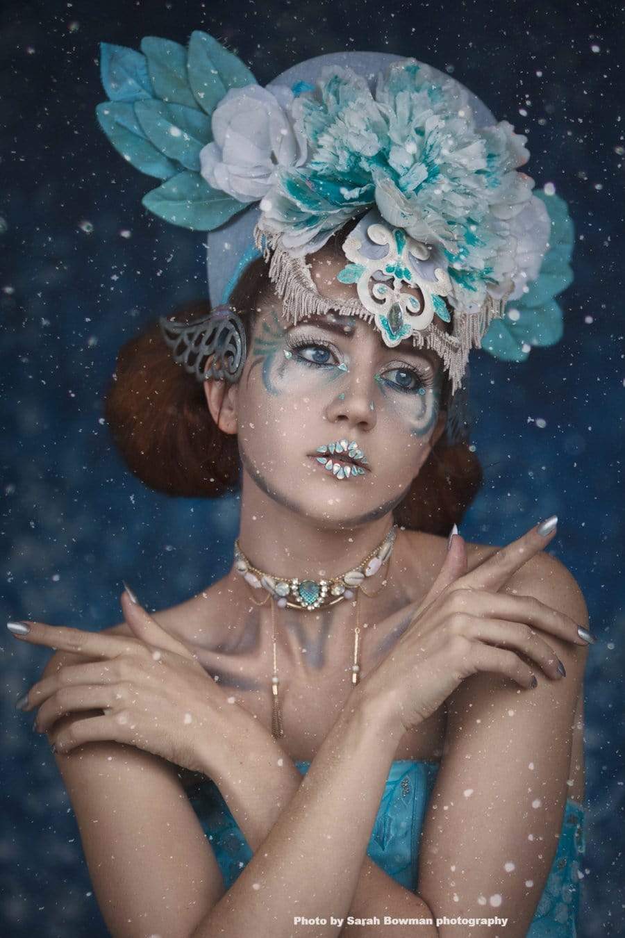 Katebackdrop£ºKate Deep Blue Abstract Texture Backdrops for old master Photography