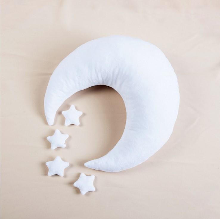 Studio Props Baby Star et Moon Pillow Accessoires photo pour nouveau-né