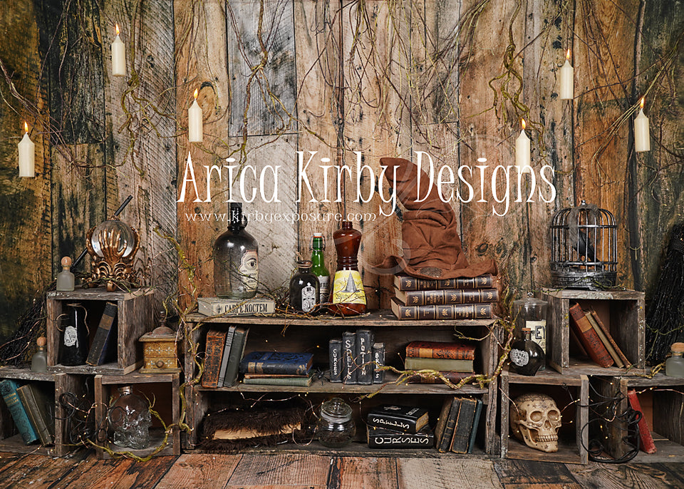 Kate Conte de fées Magique Sorcier Toile de fond conçue par Arica Kirby - Kate Backdrop FR