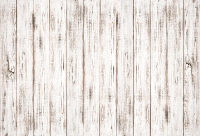 Kate Tapis de sol en caoutchouc blanc à grain de bois ancien