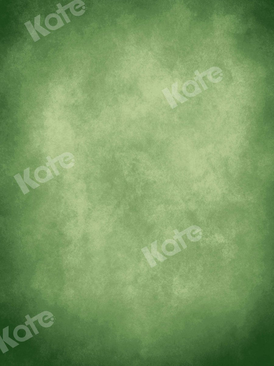 Kate Texture Abstrait Vert prairie Portrait Toile de fond pour la photographie - Kate Backdrop FR