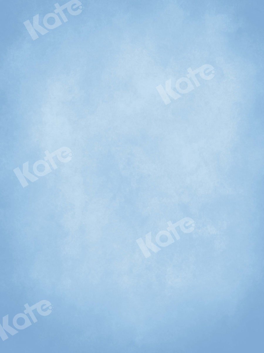 Kate Abstrait Texture Bleu pâle Portrait Toile de fond pour la photographie - Kate Backdrop FR