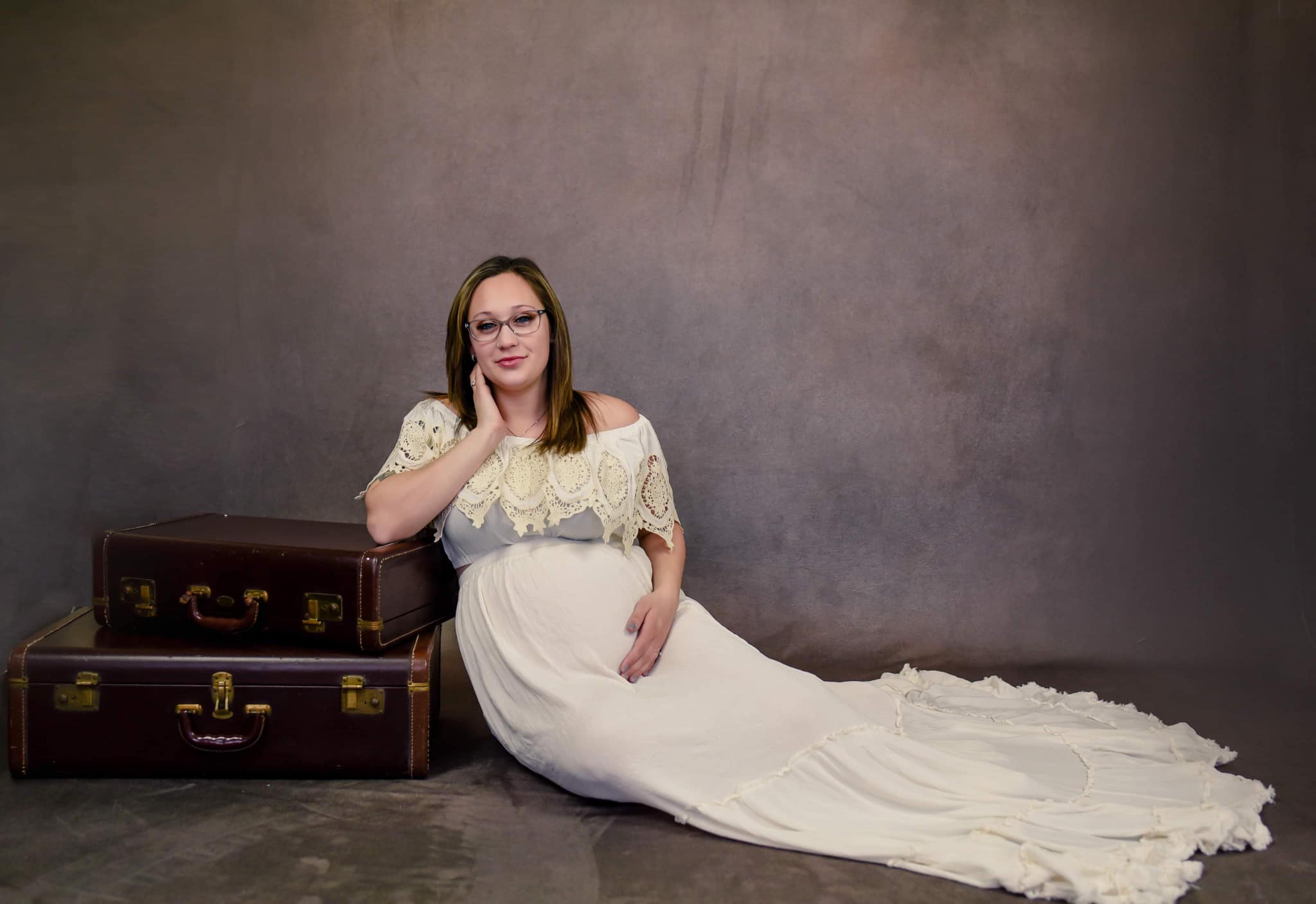 Kate Abstrait Marron Portrait Toile de fond pour la photographie - Kate Backdrop FR