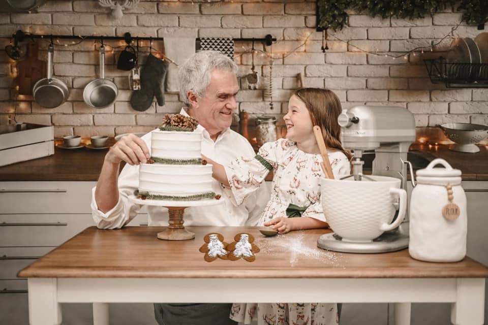 Kate Cuisine Noël Mur de briques Blanc Toile de fond conçue par Jerry_Sina - Kate Backdrop FR