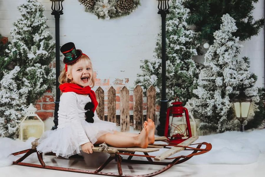 Kate Noël Jardin Lampadaire Arbres Toile de fond conçu par Emetselch - Kate Backdrop FR