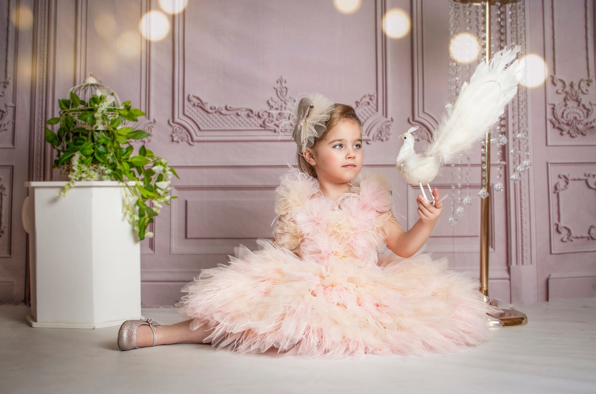 Kate Murale Rétro Rose Toile de fond conçu par Chain Photographie - Kate Backdrop FR