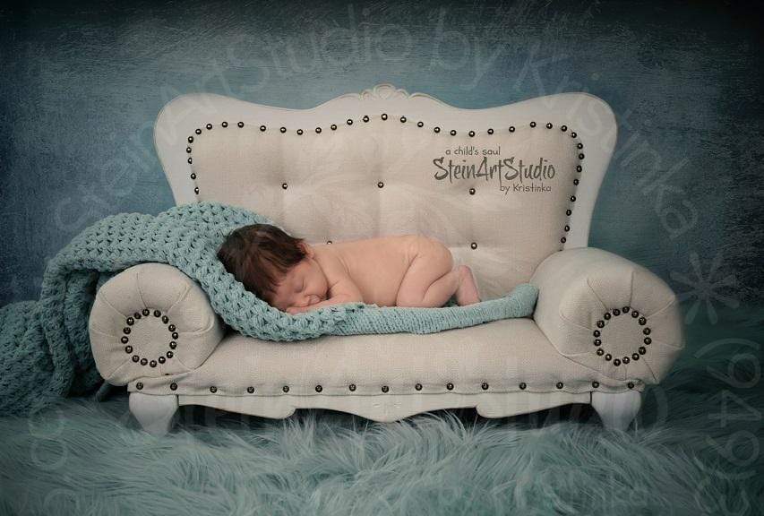 Katebackdrop:Kate Blue Lagune Abstract Texture Backdrop designed by Veronika Gant