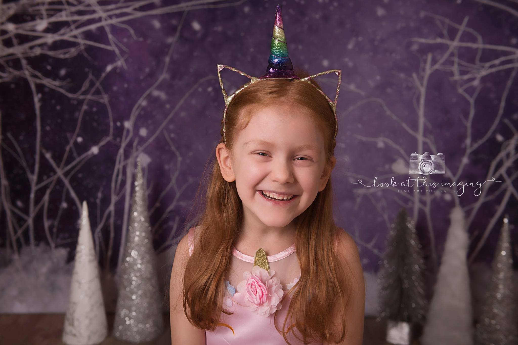 Katebackdrop£ºKate Purple Winter Wonderland Snowy Backdrop Designed By Arica Kirby