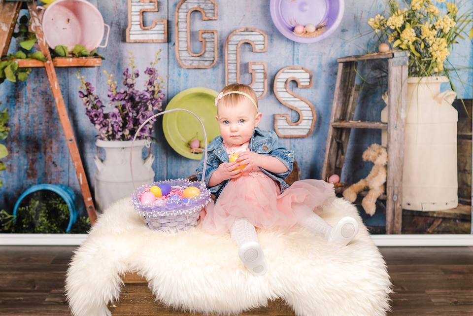 Katebackdrop£ºKate Egg-celent Easter Backdrop designed by Arica Kirby