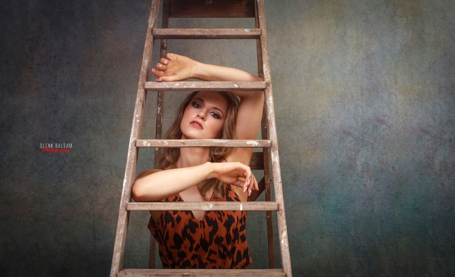 Kate Texture Abstrait Bleu-gris Portrait Studio photo Toile de fond pour la photographie - Kate Backdrop FR