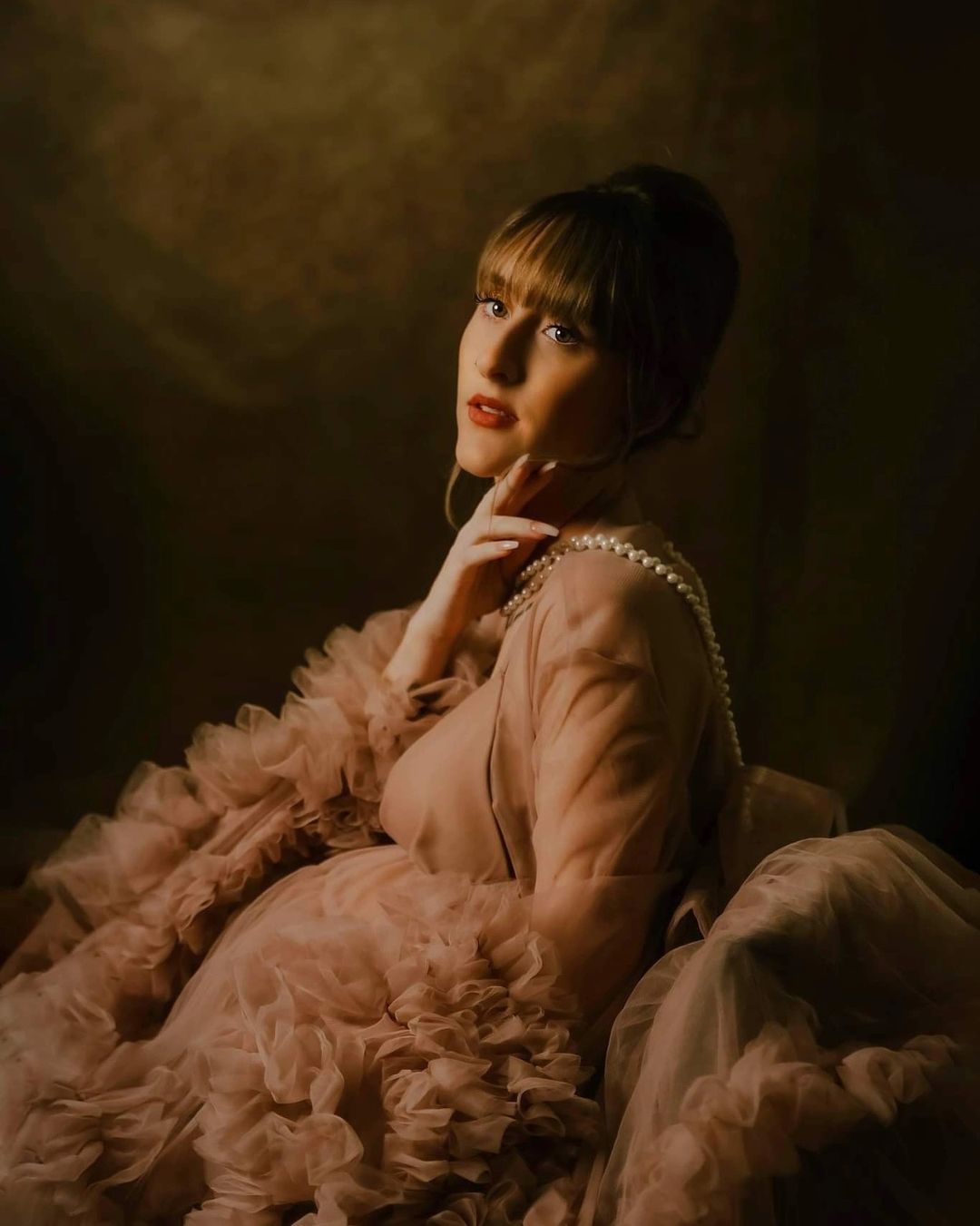 Kate Sweep Mur-à-Sol Brun Abstrait Toile de fond pour la photographie - Kate Backdrop FR