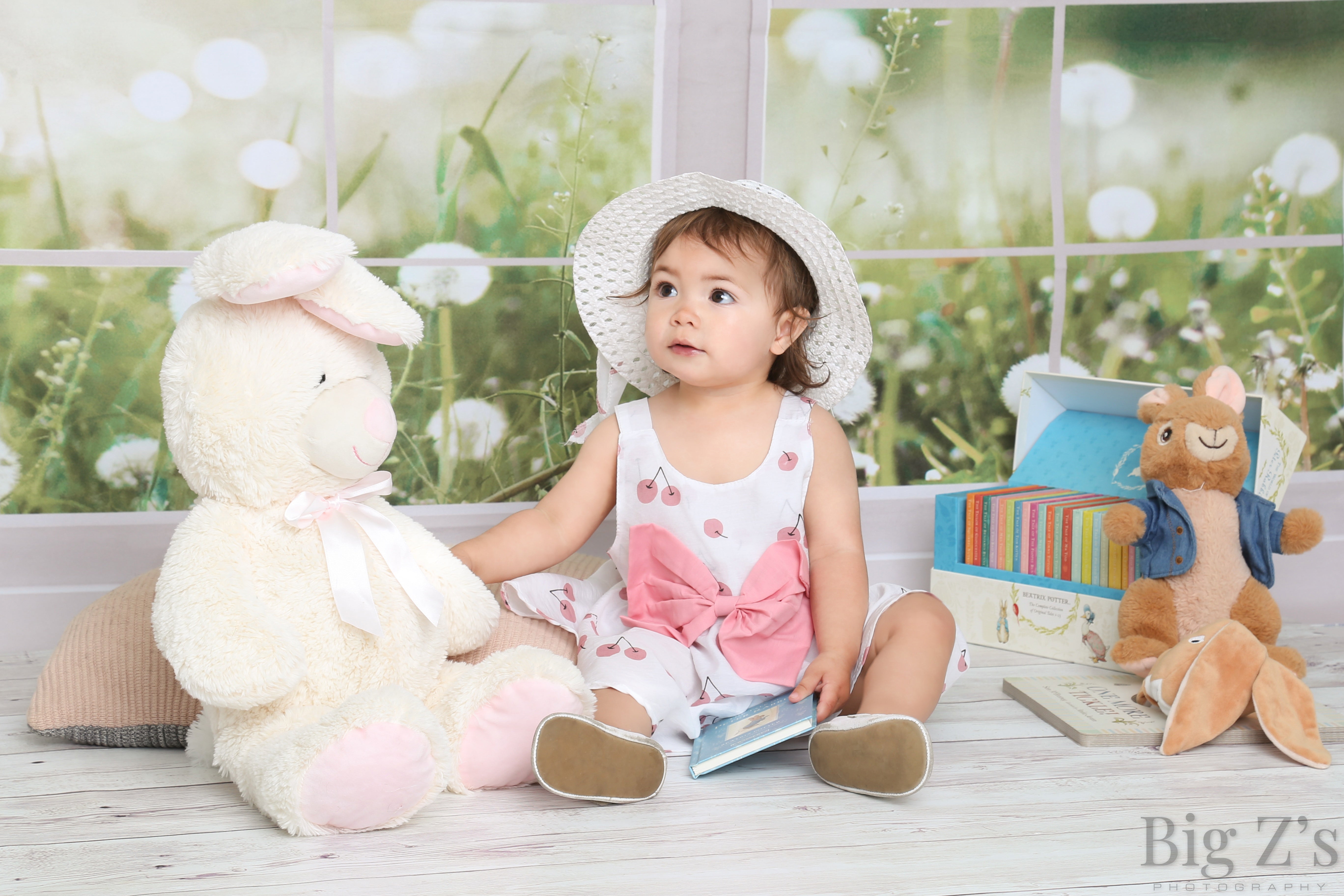 Kate Jardin Printemps Vert Fenêtre Toile de fond conçue par Emetselch - Kate Backdrop FR