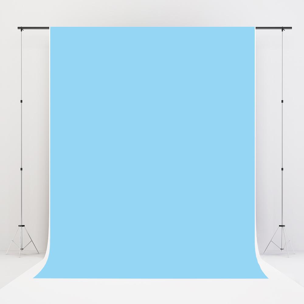 Kate Couleur unie Bleu Toile de fond Photographie de portrait - Kate Backdrop FR