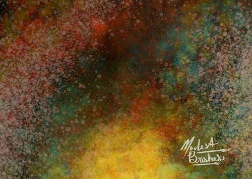 Katebackdrop£ºKate Abstract Spray Colorful Backdrop for Photography Designed by Modest Brushes