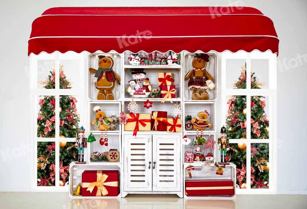 Kate Boutique de Noël Étagère cadeau Toile de fond Conçu par Emetselch - Kate Backdrop FR