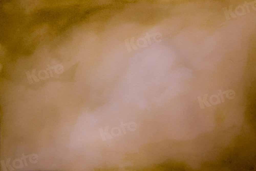 Kate Abstrait Jaune Brun Beaux-arts Toile de fond conçu par Kate Image - Kate Backdrop FR