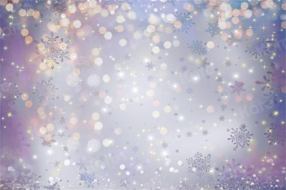 Kate Points Lumineux Hiver Bokeh Toile de fond pour la photographie - Kate Backdrop FR